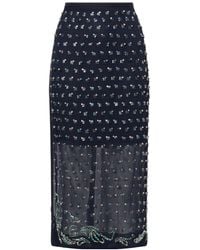 Dries Van Noten - Rhinestone Embellished Skirt - Lyst