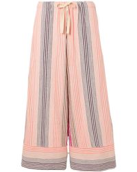 lemlem - Handwoven Striped Wide-Leg Trousers - Lyst