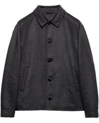 Prada - Cashmere Blouson Jacket - Lyst