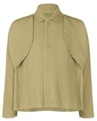 Homme Plissé Issey Miyake - Pleated Layered Jacket - Lyst