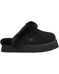 UGG - Disquette Logo Embossed Platform Slippers - Lyst