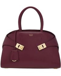 Ferragamo - Ferragamo Hug Small Tote Bag - Lyst