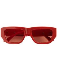 Bottega Veneta - Logo Sunglasses - Lyst