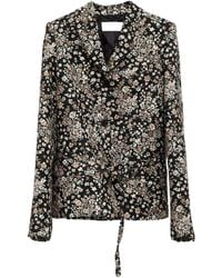 Dries Van Noten - Floral-Print Blazer - Lyst