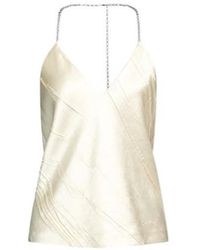 Sportmax - Satin Sleeveless Top - Lyst