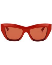 Bottega Veneta - Eyewear Rectangle Frame Sunglasses - Lyst
