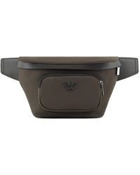 Emporio Armani - Logo-Plaque Belt Bag - Lyst