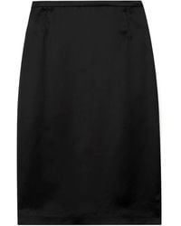 Saint Laurent - Mid-Rise Pencil Skirt - Lyst