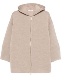Max Mara - Hooded Zip Hoodie - Lyst