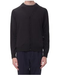 Paolo Pecora - Fine-Knit Button-Up Cardigan - Lyst