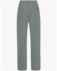 The Row Everhart Tailored Trousers in Gray | Lyst