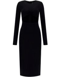 DSquared² - Cut-Out Round Neck Dress - Lyst