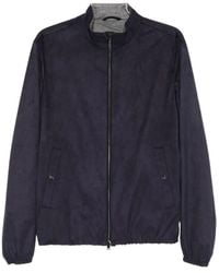 Herno - Long-Sleeved Zip-Up Coat - Lyst