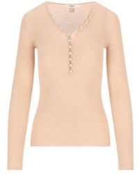 Chloé - Chloé V-Neck Knitted Top - Lyst