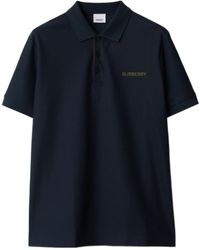 Burberry - Polo Shirt With Lapel Short Sleeve - Lyst
