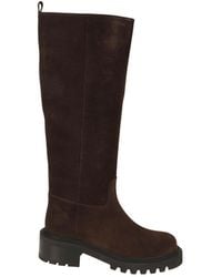 Via Roma 15 - Tall Lug-Sole Boots - Lyst