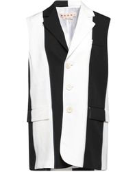 Marni - Striped Sleeveless Suit Jacket - Lyst