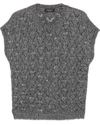 Fabiana Filippi - Open Knit Short Sleeved Jumper - Lyst