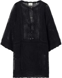 Isabel Marant - Metins Beaded Crochet Knit Dress - Lyst