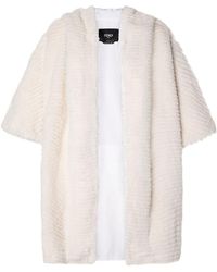 Fendi - Mink Travel Poncho - Lyst