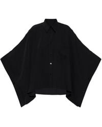 MM6 by Maison Margiela - Loose Fit Pocket Detail Shirt - Lyst