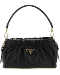 Prada - Triangle-Logo Shoulder Bag - Lyst