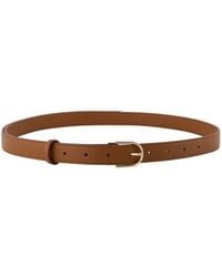 Victoria Beckham - Dorian B Slim Logo Belt - Lyst