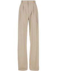 Saint Laurent - Mid-Rise Tailored Pants - Lyst