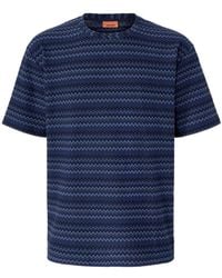 Missoni - Chevron-Pattern T-Shirt - Lyst