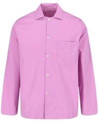 Tekla - Organic Cotton Pajama Shirt - Lyst