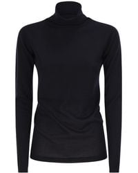 Fabiana Filippi - Fine Knit Roll Neck Sweater - Lyst