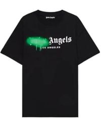 Palm Angels - Spray City Los Angeles Dripping Logo T-Shirt - Lyst