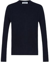 Jil Sander - Long-Sleeved Knitted Sweater - Lyst