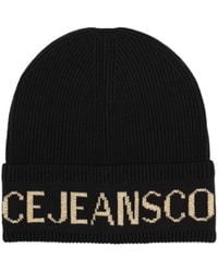 Versace Jeans Couture - Couture Logo Beanie Hat - Lyst