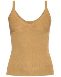 Max Mara - Gallura Ribbed Top - Lyst