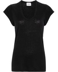 Isabel Marant - Isabel Marant Étoile Zankou V-Neck T-Shirt - Lyst