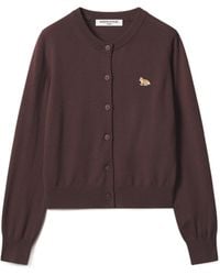 Maison Kitsuné - Baby Fox Merino Regular Cardigan - Lyst