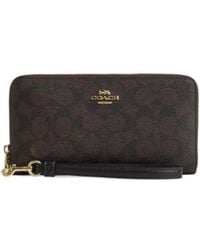 COACH - Long Zipper Wallet - Lyst