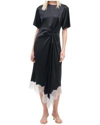 STAUD - Short Sleeve Dress - Lyst