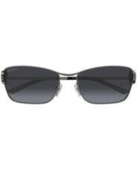 Gucci - Eyewear Rectangular Frame Sunglasses - Lyst