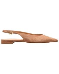Gianvito Rossi - Robbie Pointed-Toe Ballerinas - Lyst