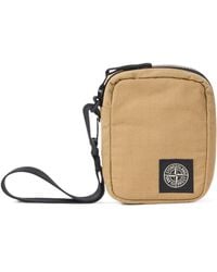 Stone Island - Compact Logo Shoulder Bag - Lyst