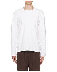 Tekla - Crew Neck T-Shirt - Lyst