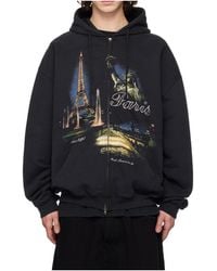 Vetements - Paris Tourist Zip-Up Hoodie - Lyst