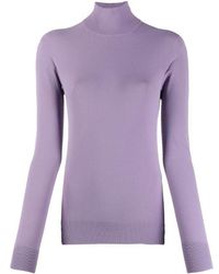 Bottega Veneta - Fine-Knit High-Neck Jumper - Lyst