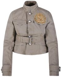 Burberry - B Crest Cotton Jacket - Lyst
