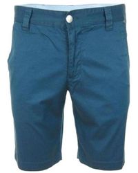EA7 - Logo Detail Shorts - Lyst