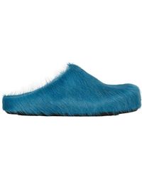 Marni - Fussbett Textured Mules - Lyst