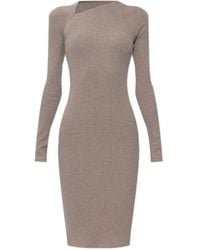 MM6 by Maison Margiela - Fitted Knitted Dress - Lyst