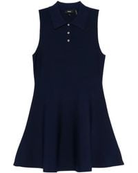 Theory - Polo-Collar A-Line Dress - Lyst